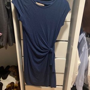 Loft navy blue dress